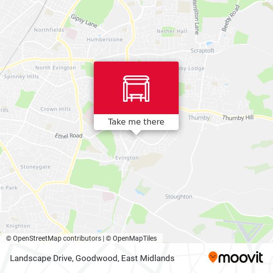 Landscape Drive, Goodwood map