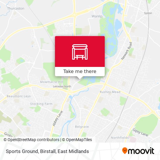 Sports Ground, Birstall map