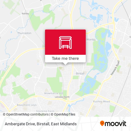 Ambergate Drive, Birstall map