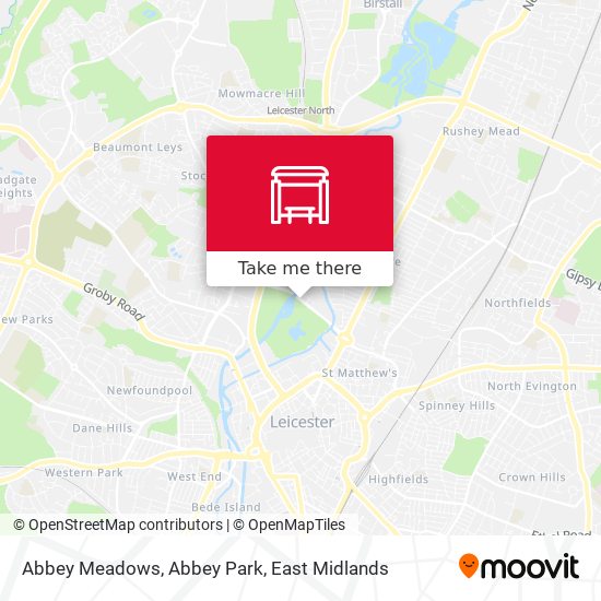 Abbey Meadows, Abbey Park map