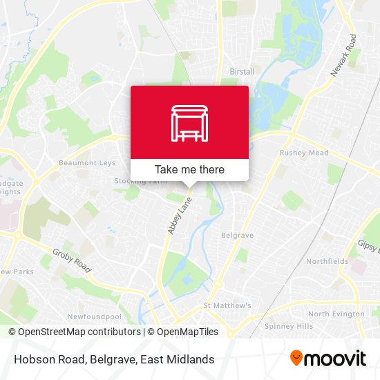 Hobson Road, Belgrave map