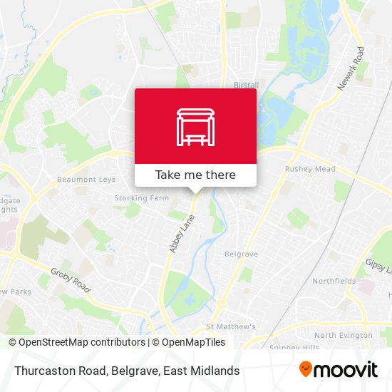Thurcaston Road, Belgrave map