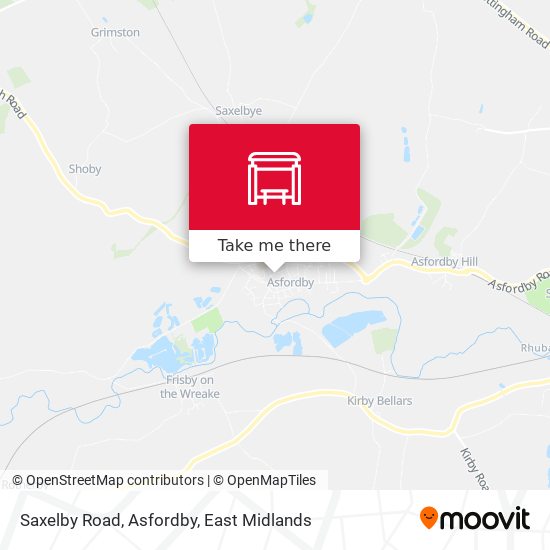 Saxelby Road, Asfordby map