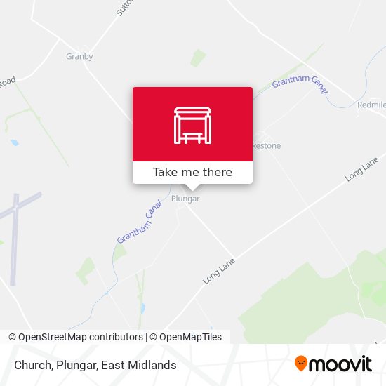 Church, Plungar map
