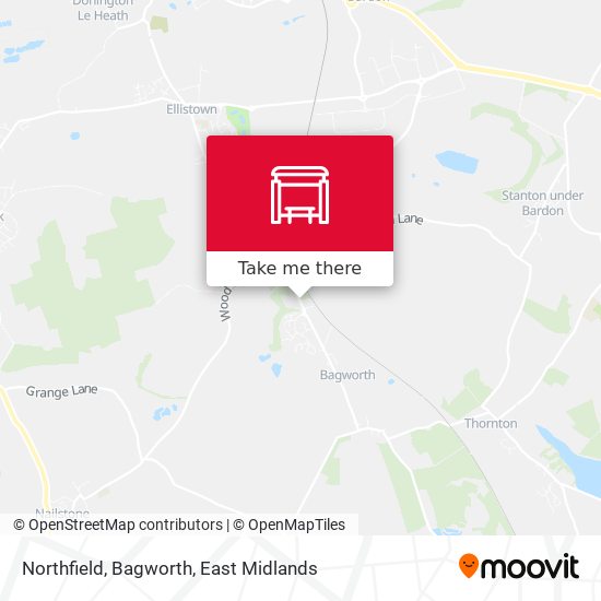 Northfield, Bagworth map