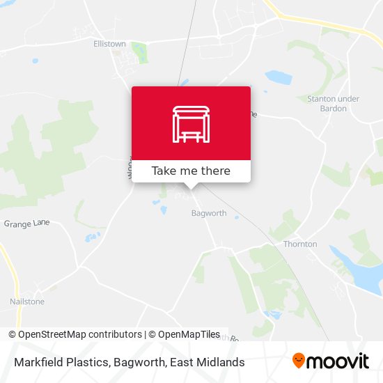 Markfield Plastics, Bagworth map