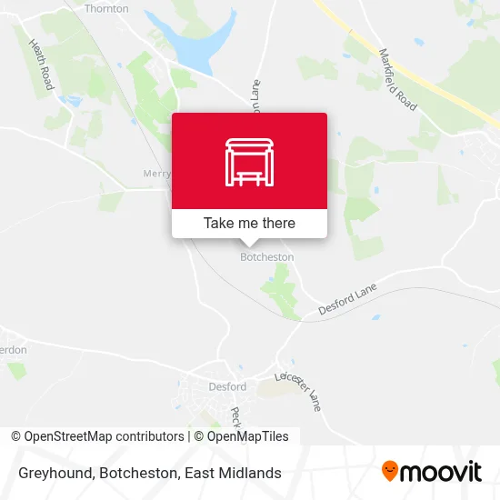 Greyhound, Botcheston map