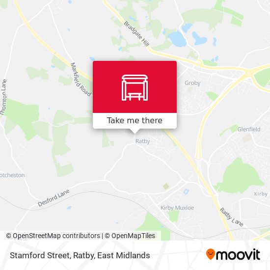 Stamford Street, Ratby map