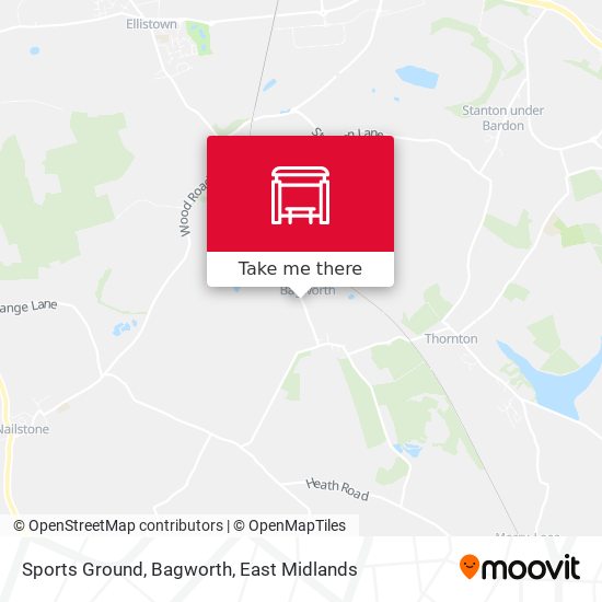 Sports Ground, Bagworth map