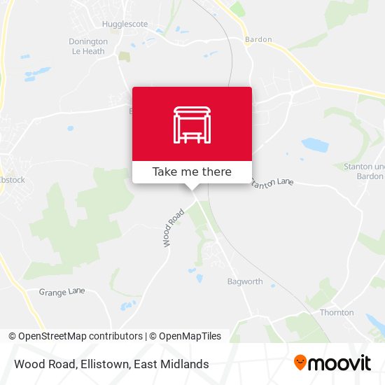 Wood Road, Ellistown map