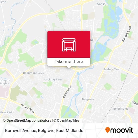 Barnwell Avenue, Belgrave map