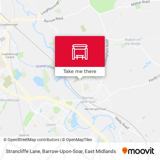 Strancliffe Lane, Barrow-Upon-Soar map