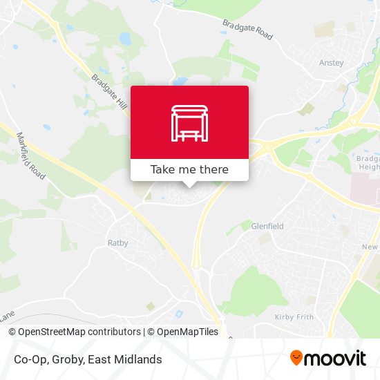 Co-Op, Groby map