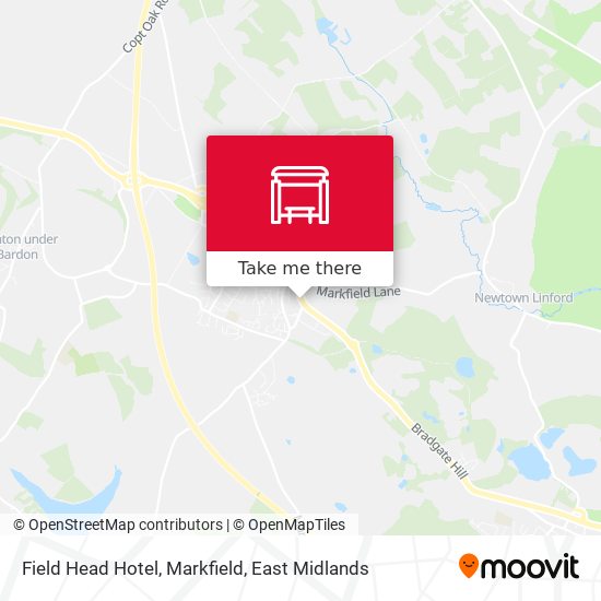 Field Head Hotel, Markfield map