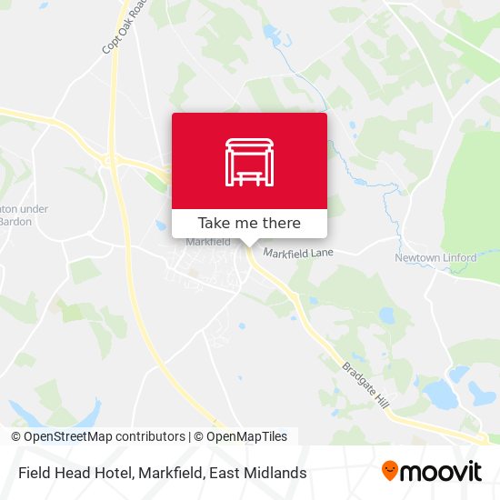 Field Head Hotel, Markfield map