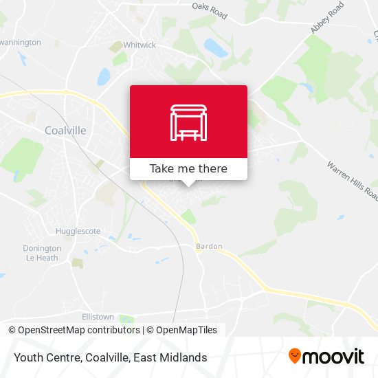 Youth Centre, Coalville map