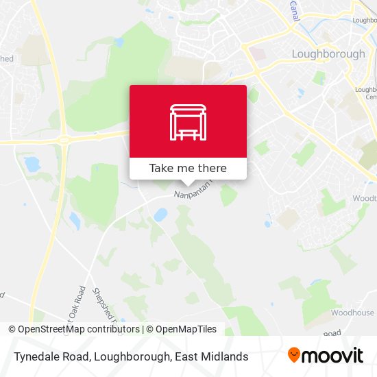 Tynedale Road, Loughborough map