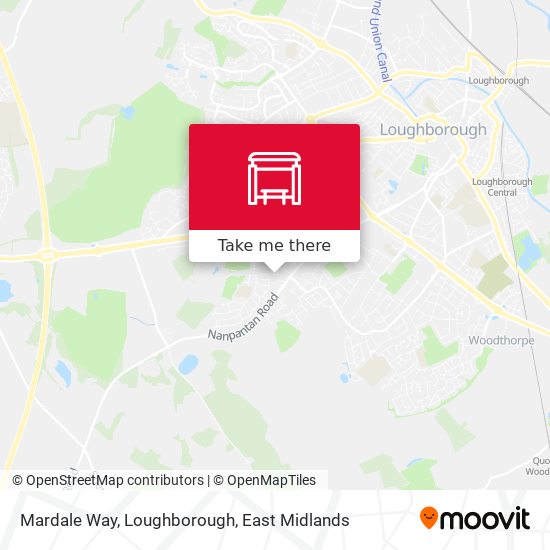 Mardale Way, Loughborough map