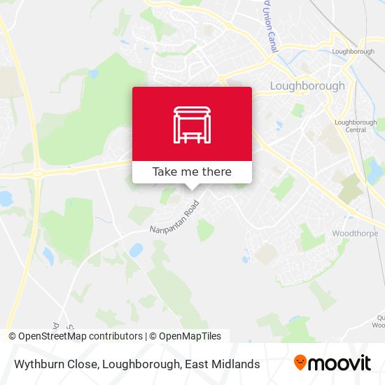 Wythburn Close, Loughborough map