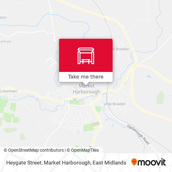 Heygate Street, Market Harborough map