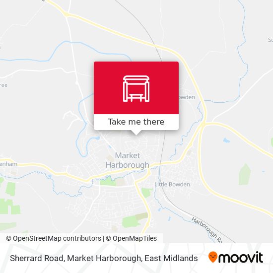 Sherrard Road, Market Harborough map