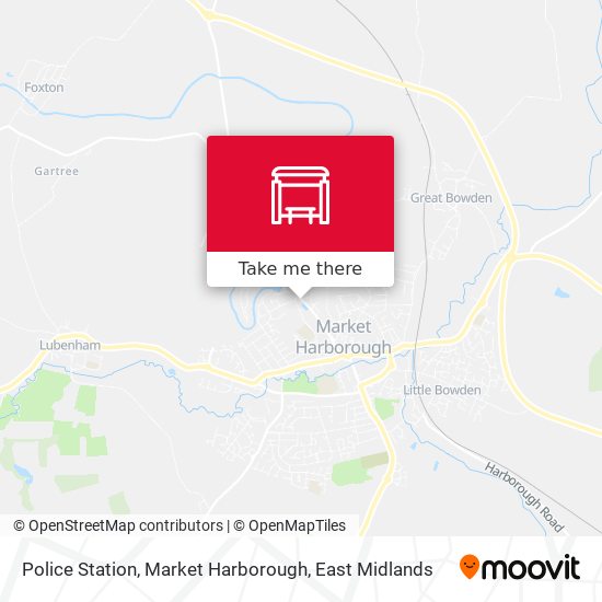 Police Station, Market Harborough map