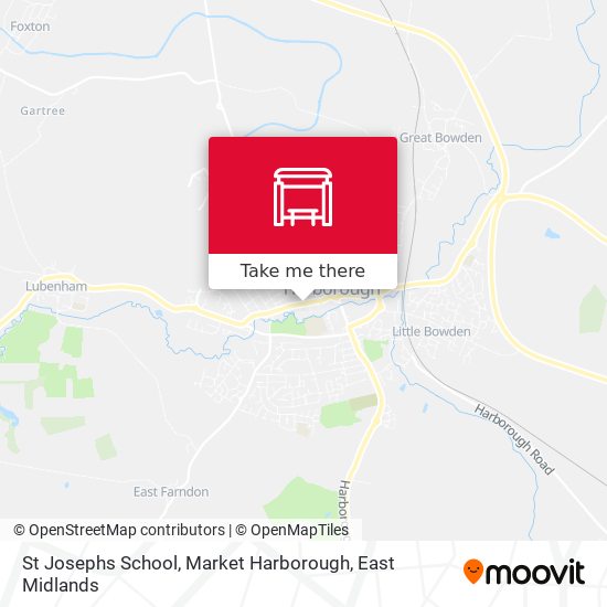 St Josephs School, Market Harborough map