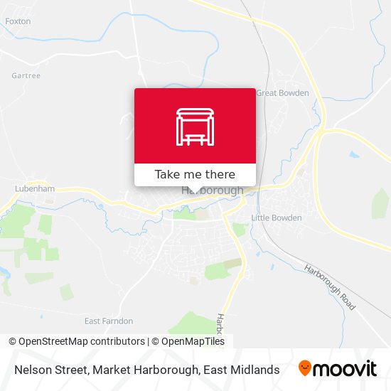 Nelson Street, Market Harborough map