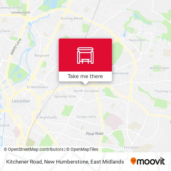 Kitchener Road, New Humberstone map