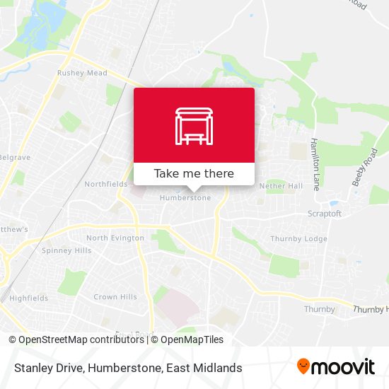 Stanley Drive, Humberstone map