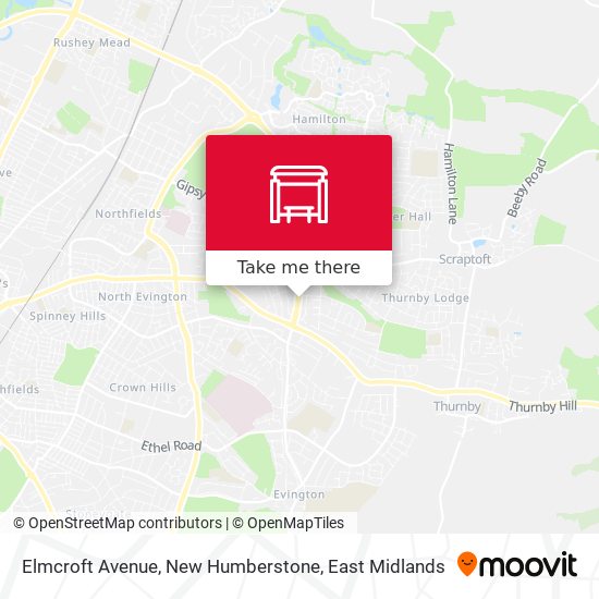 Elmcroft Avenue, New Humberstone map