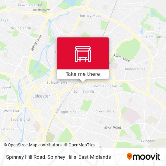 Spinney Hill Road, Spinney Hills map