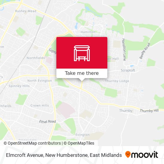 Elmcroft Avenue, New Humberstone map