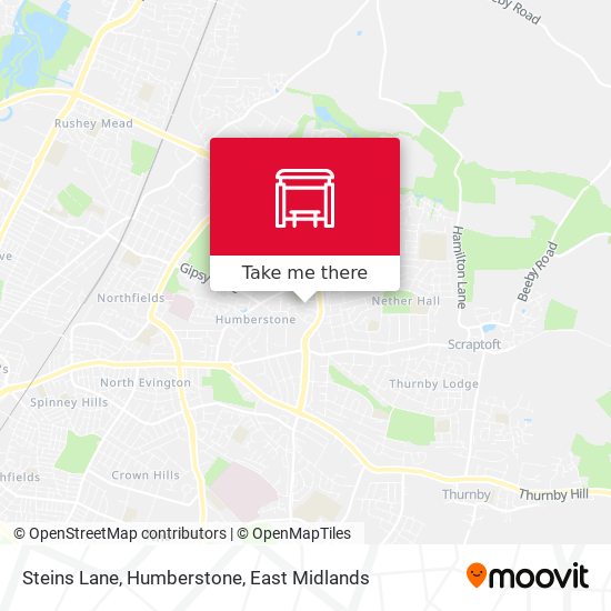Steins Lane, Humberstone map