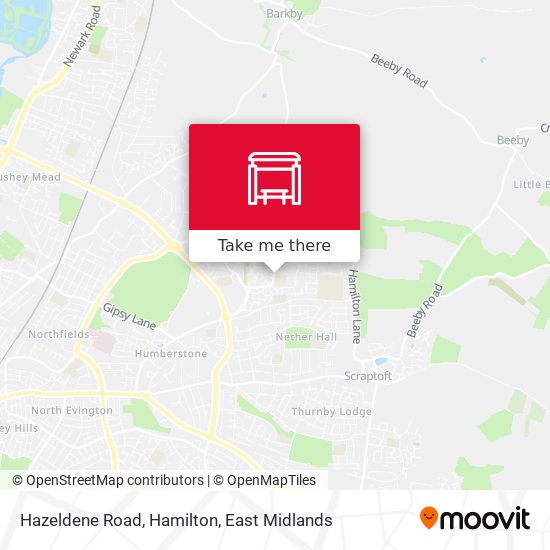 Hazeldene Road, Hamilton map