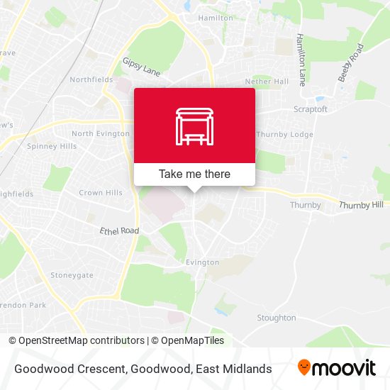 Goodwood Crescent, Goodwood map
