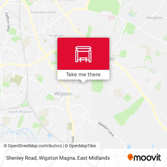 Shenley Road, Wigston Magna map