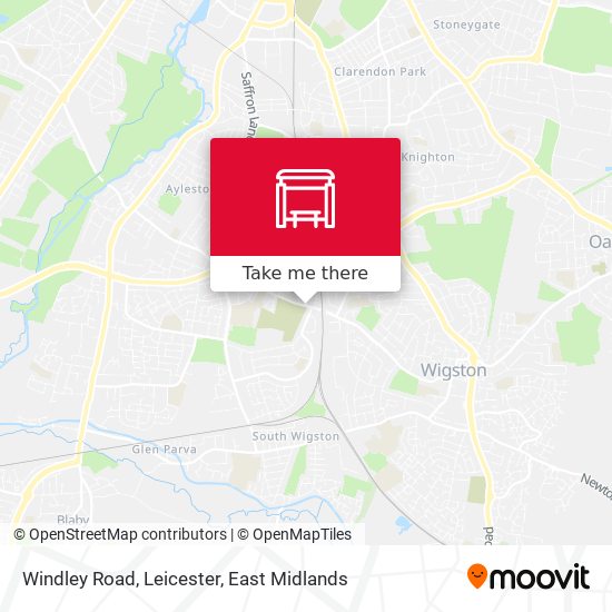 Windley Road, Leicester map
