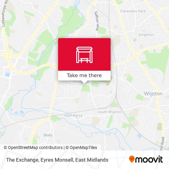 The Exchange, Eyres Monsell map