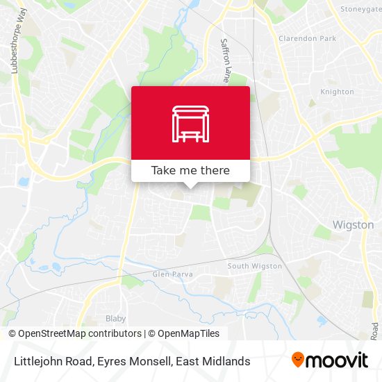 Littlejohn Road, Eyres Monsell map