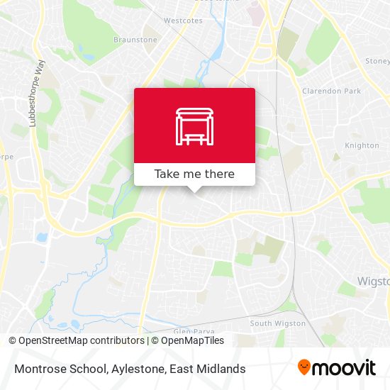 Montrose School, Aylestone map