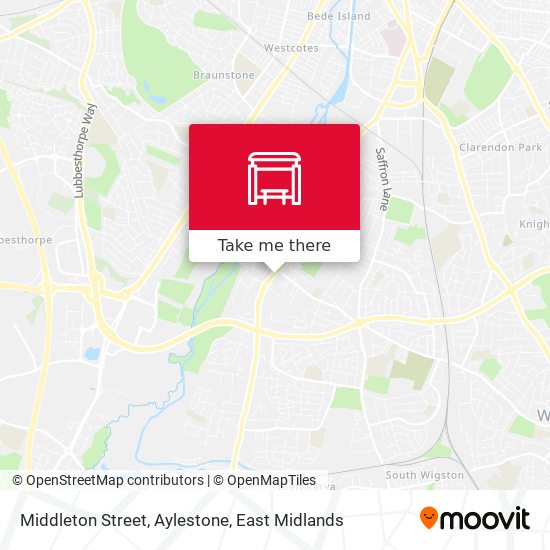 Middleton Street, Aylestone map