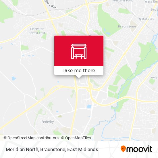 Meridian North, Braunstone map