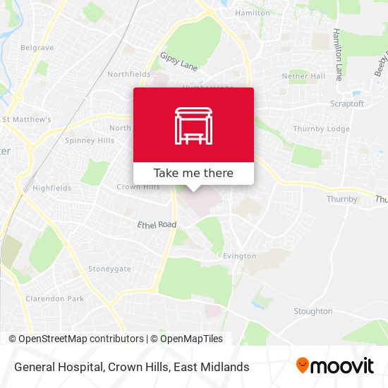 General Hospital, Crown Hills map
