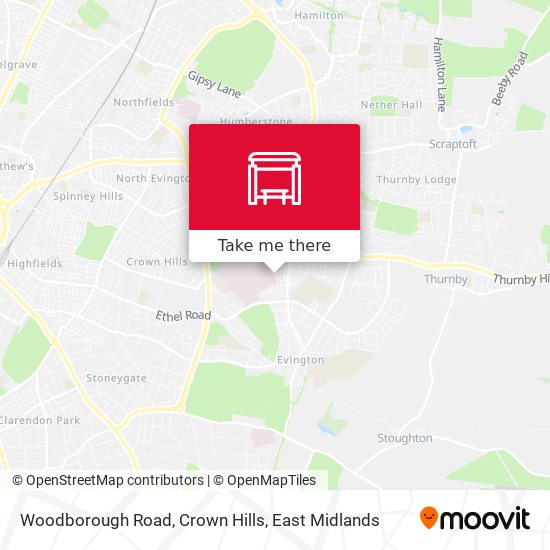 Woodborough Road, Crown Hills map