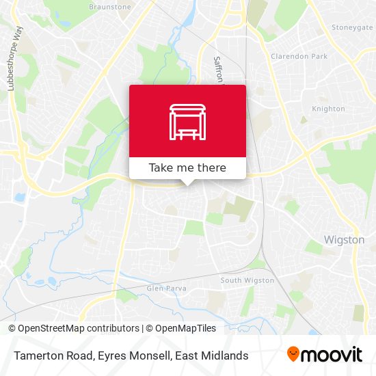 Tamerton Road, Eyres Monsell map