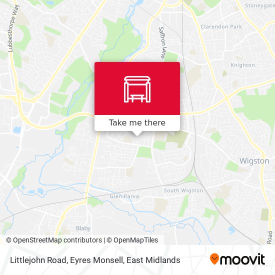 Littlejohn Road, Eyres Monsell map