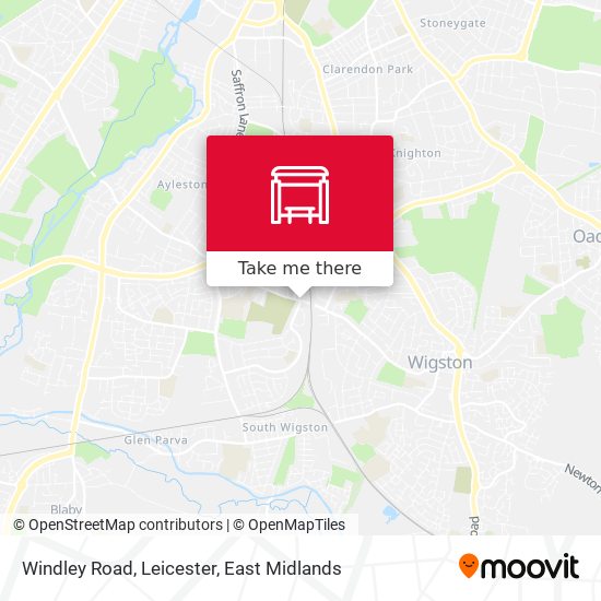 Windley Road, Leicester map