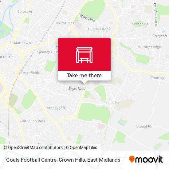 Goals Football Centre, Crown Hills map