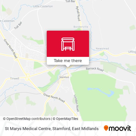 St Marys Medical Centre, Stamford map